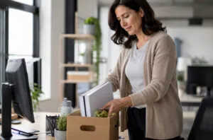 Pessoa retornando ao trabalho com adaptação de tarefas e cuidado ergonômico após afastamento por dor musculoesquelética.